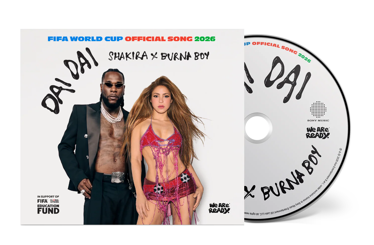 Shakira x Burna Boy - Dai Dai (Maxi CD)